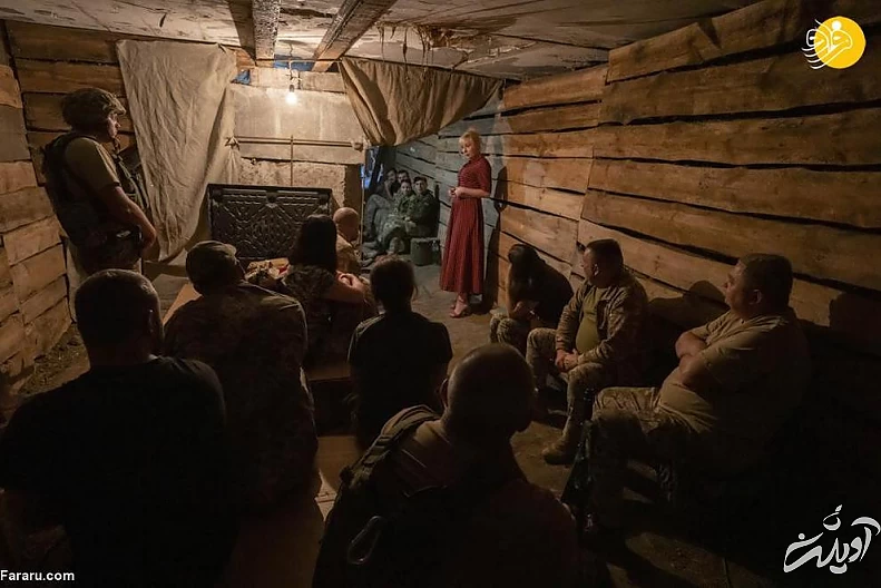 (تصاویر) داستان پزشکی با کفش&zwnj; پاشنه بلند در خط مقدم جنگ اوکراین